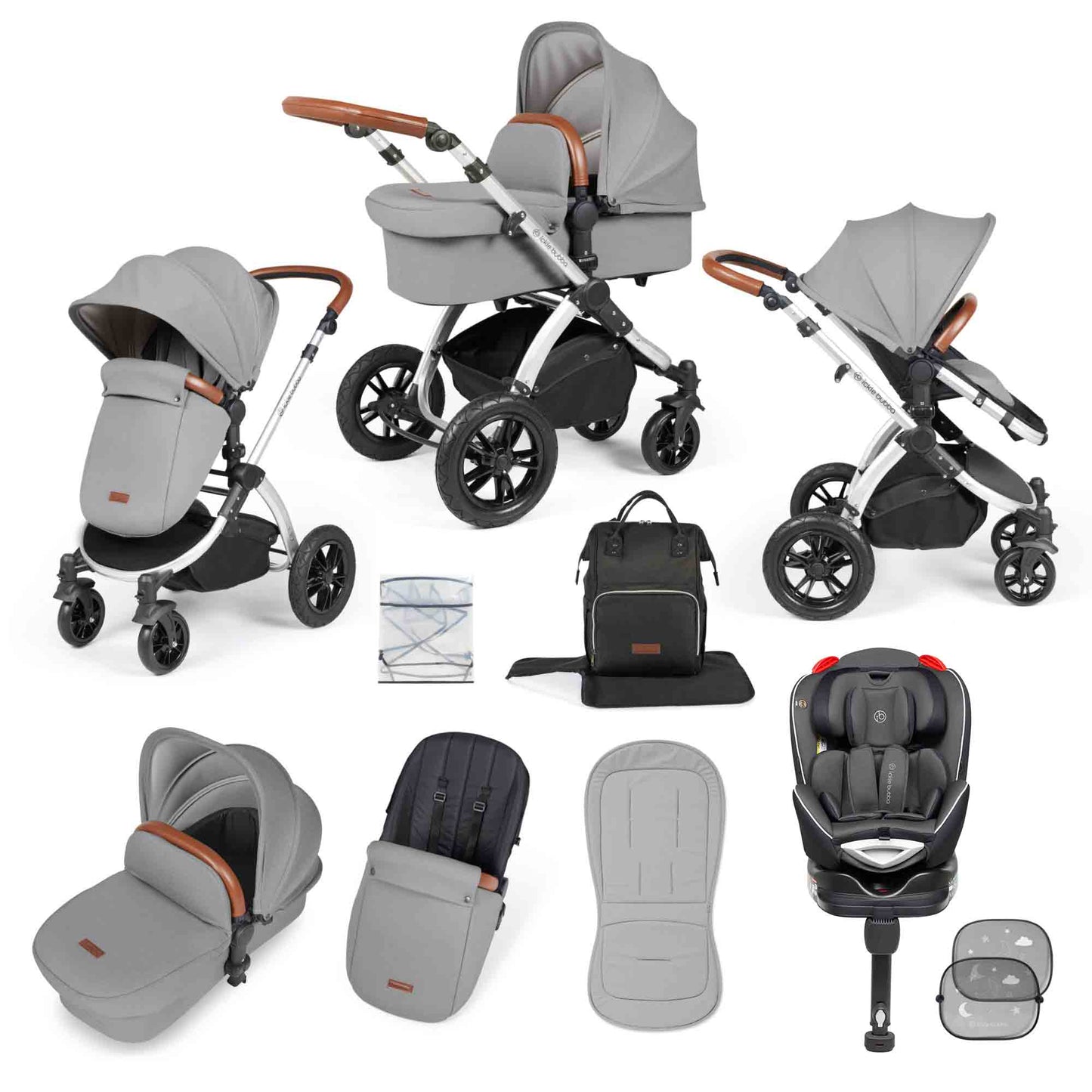 Stomp Luxe 10 Piece Travel System with Radial Car Seat
