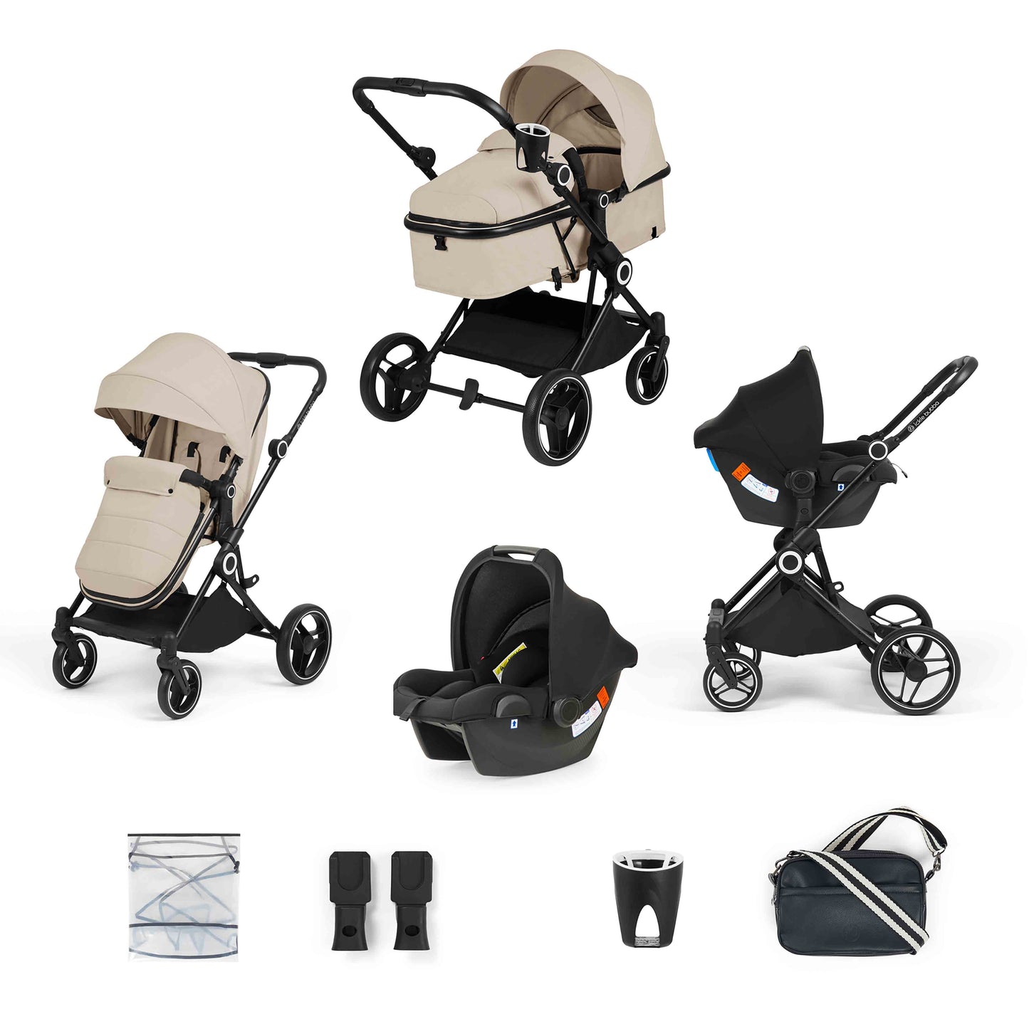 Atom 8 Piece Travel System with Astral Car Seat