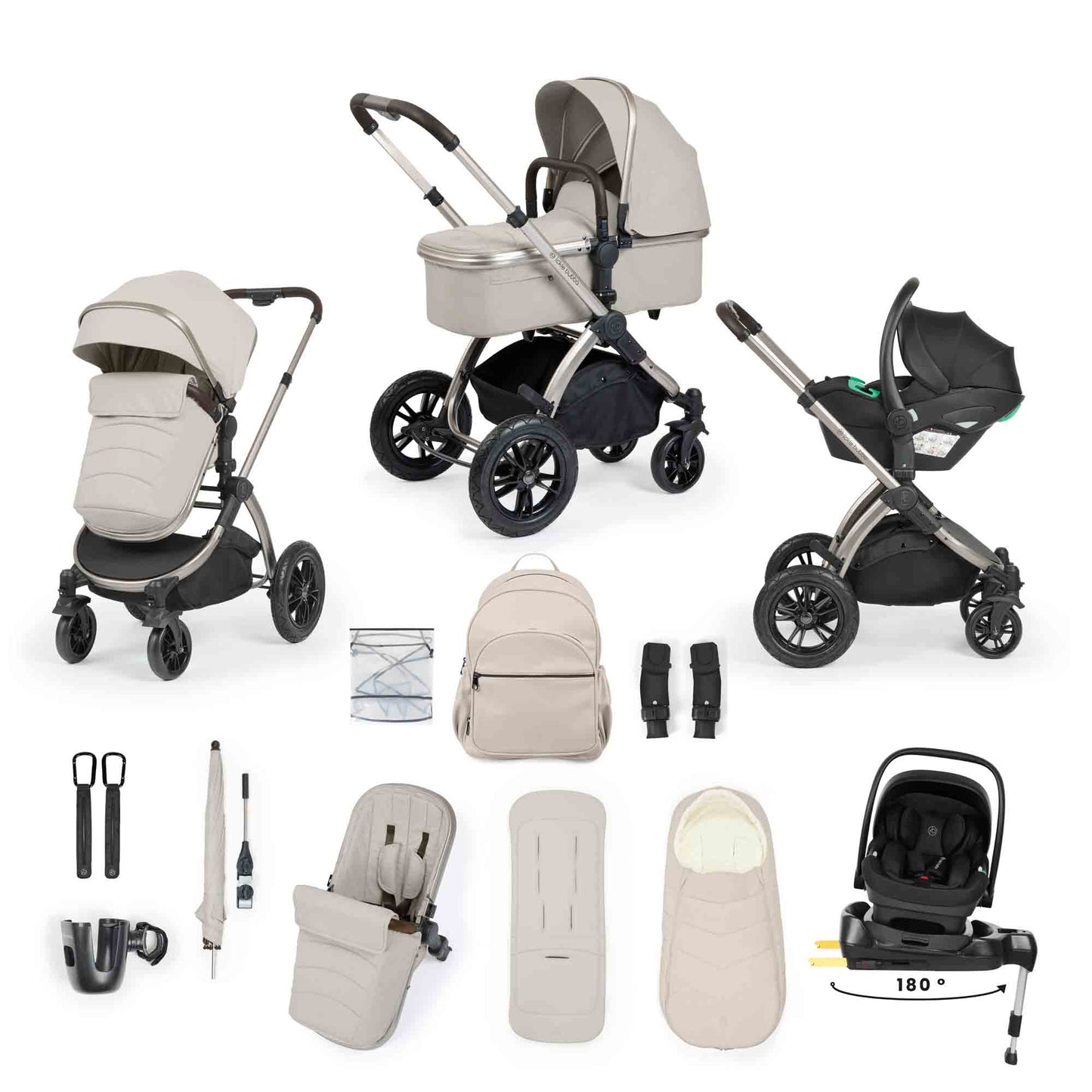 Stomp Luxe Elements Edition 15 Piece Travel System