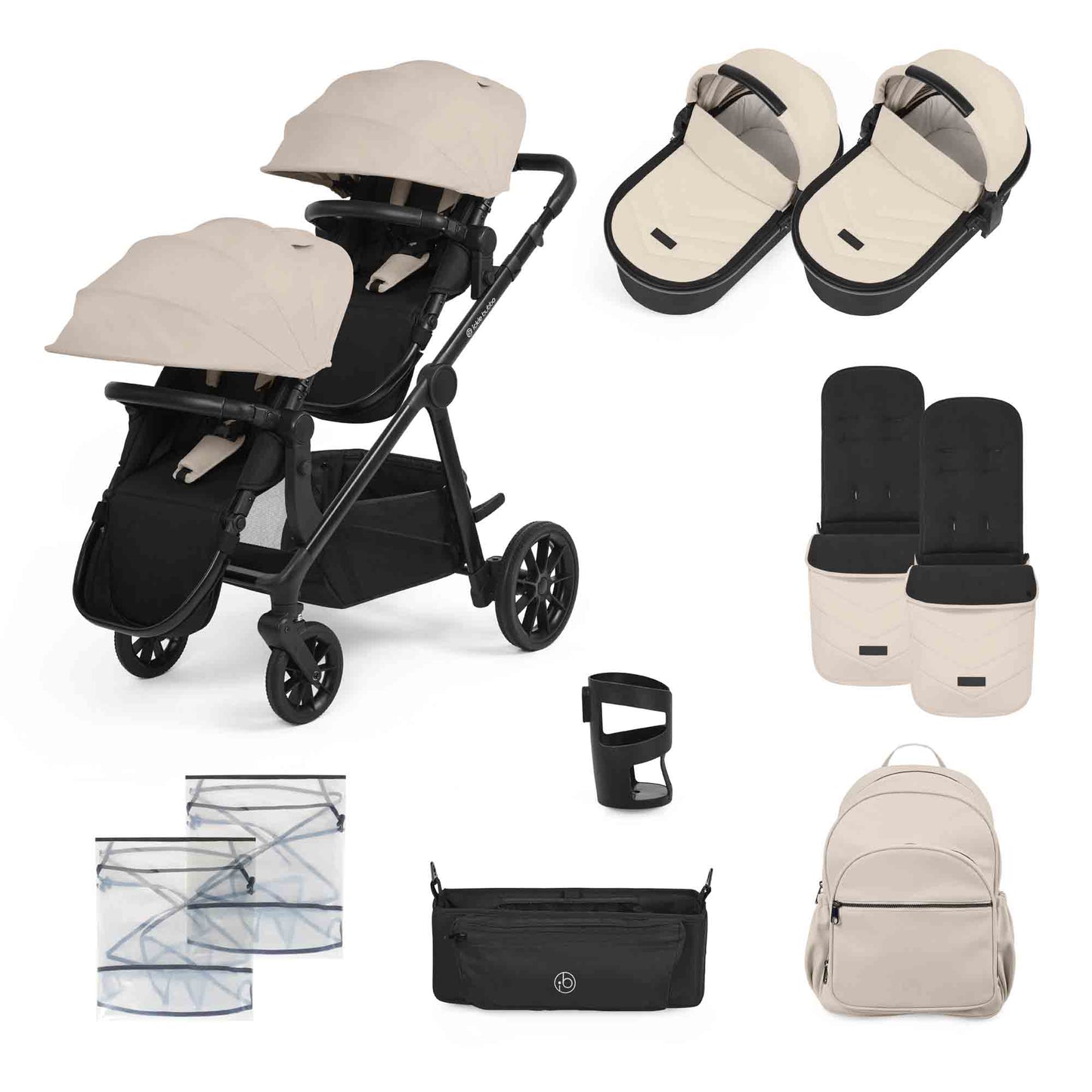 Virgo Twin 12 Piece Pram