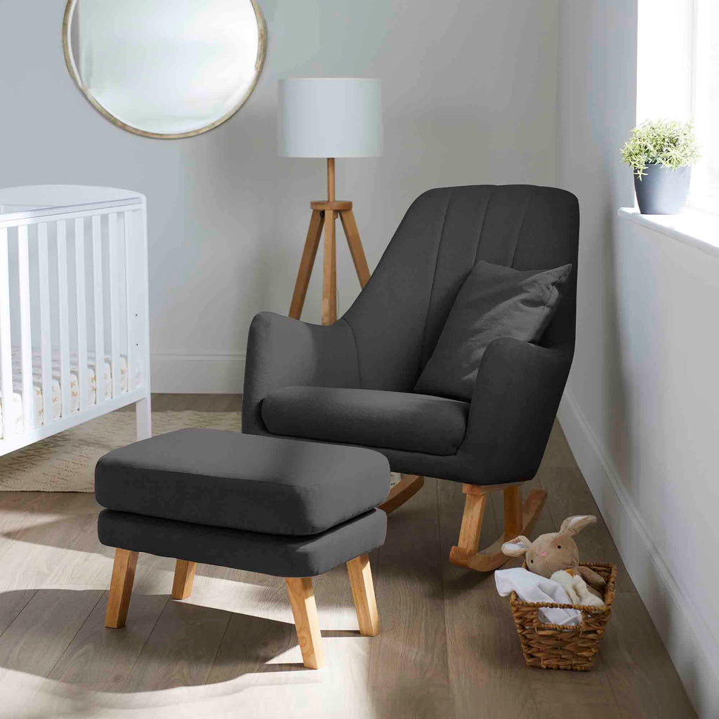 Eden Deluxe Nursery Chair and Stool