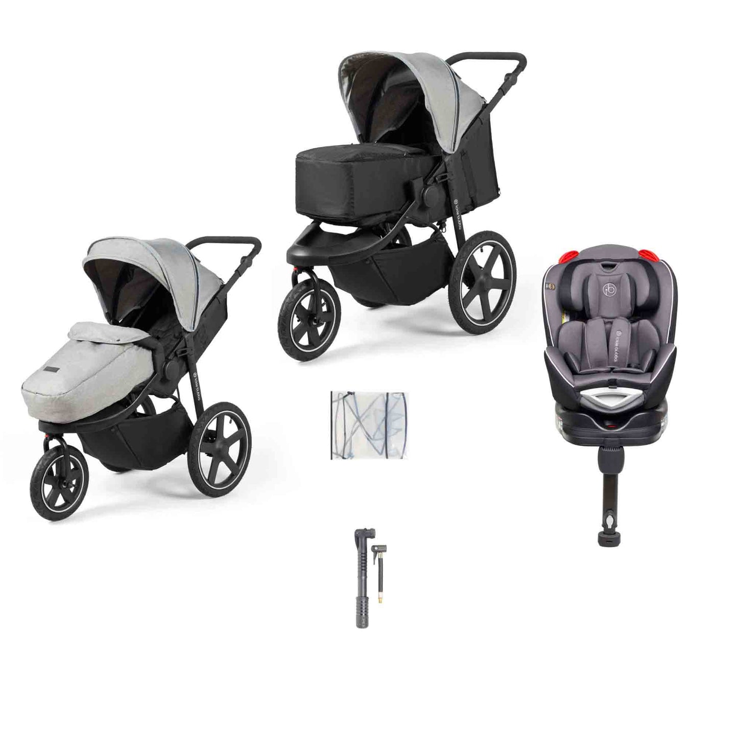 Venus Prime Jogger Stroller & Rotating Group 0+/1/2 ISOFIX Car Seat