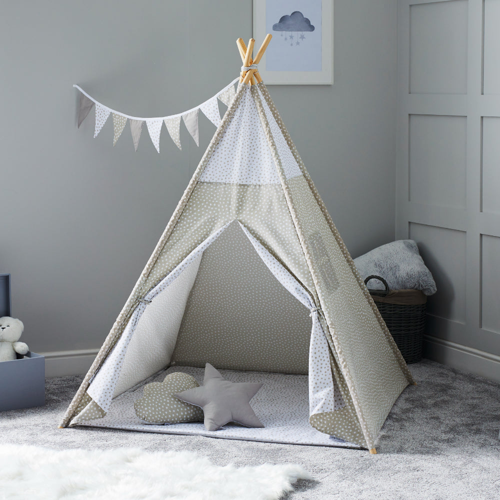 Kids Playtime Teepee, Playmat & Cushions, Nursery