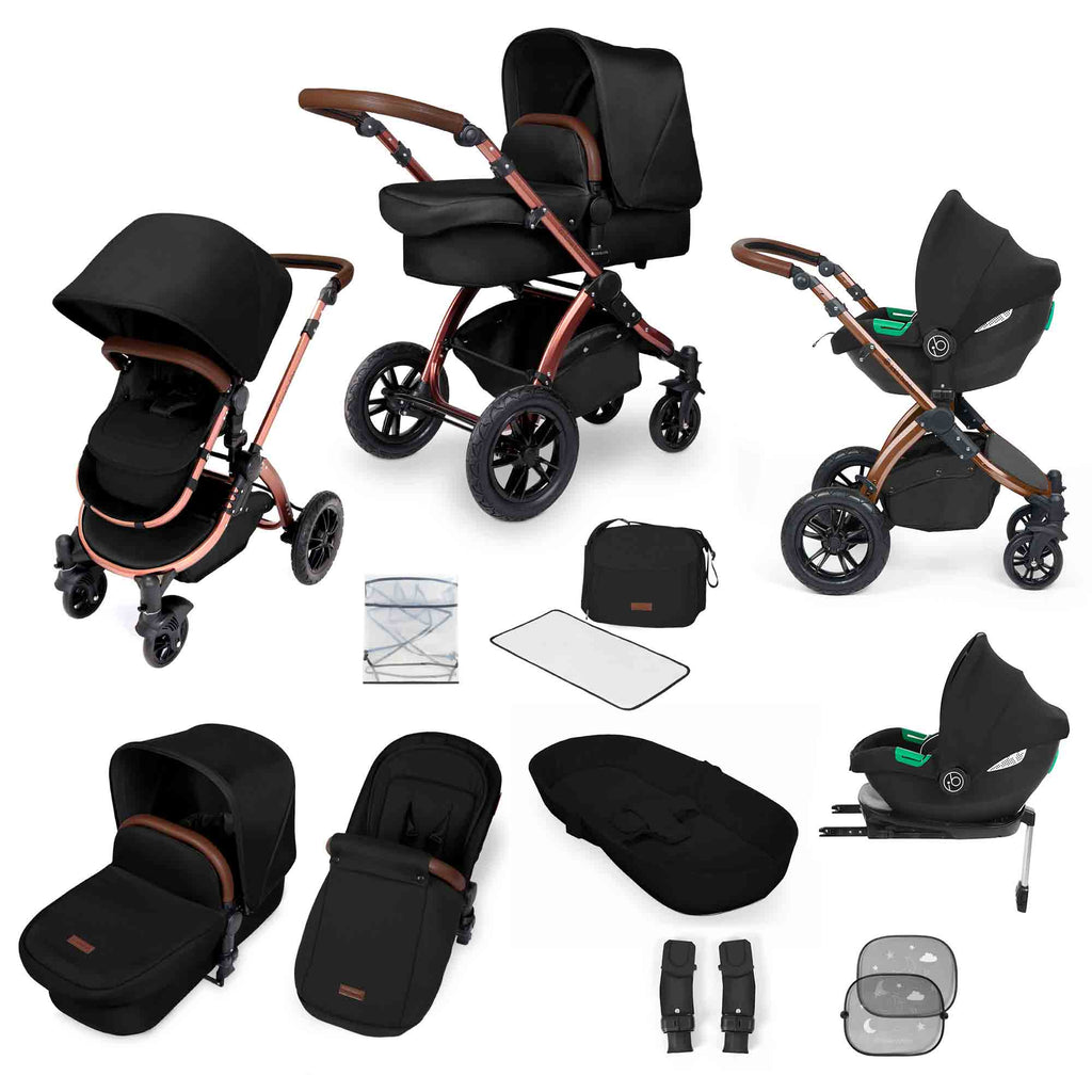 Stomp V4 All in One i-Size Travel System with ISOFIX Base