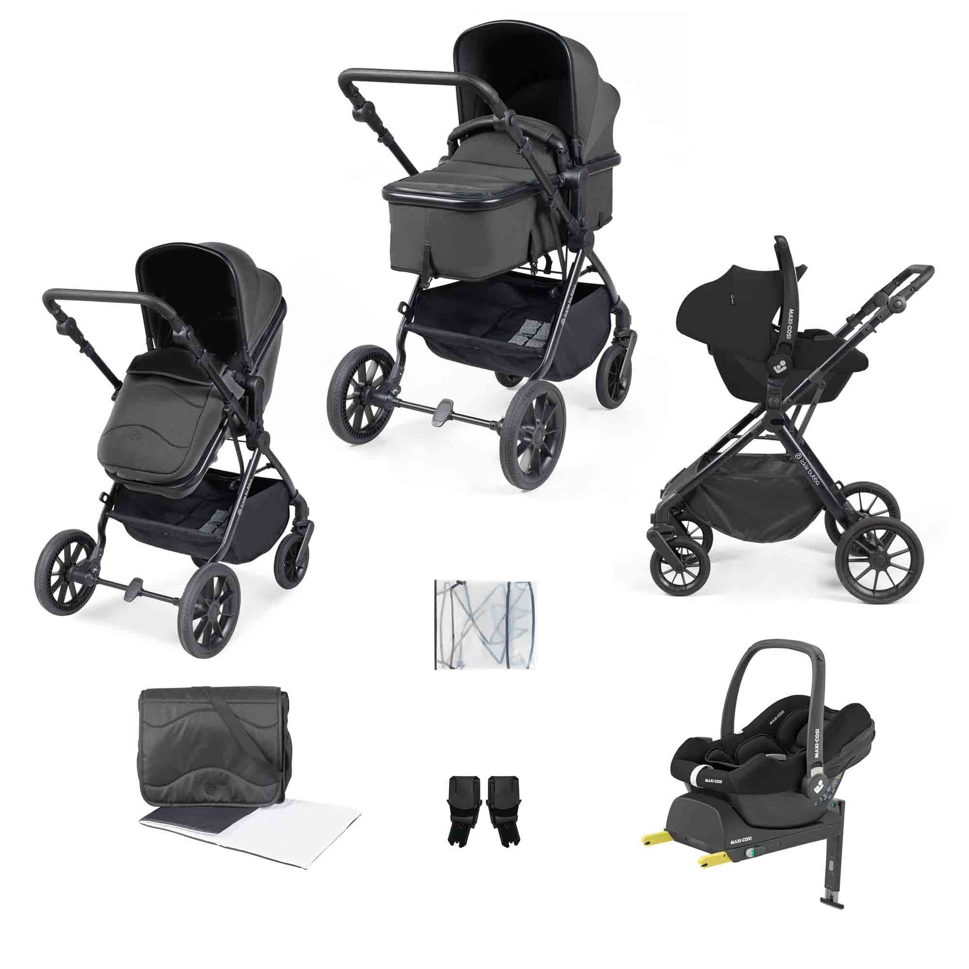 Cosmo 9 Piece Travel System with Maxi-Cosi Cabriofix i-Size Car Seat & – Ickle Bubba