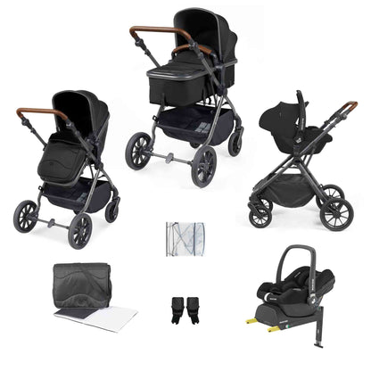 Cosmo 9 Piece Travel System with Maxi-Cosi Cabriofix i-Size Car Seat & ISOFIX Base