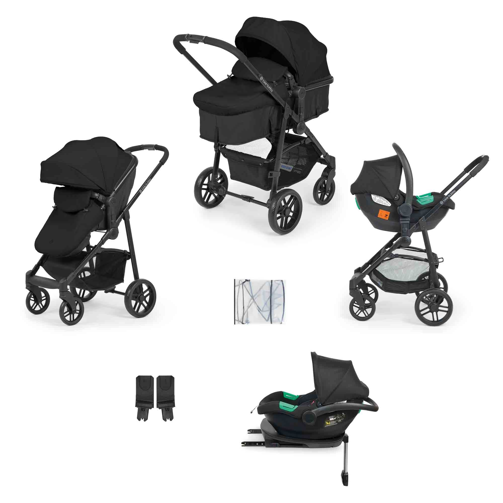 Star 7 Piece Travel System with i-Size Cirrus Car Seat & ISOFIX Base