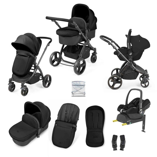 Stomp Urban 10 Piece Travel System with Maxi-Cosi Cabriofix i-Size Car Seat & ISOFIX Base