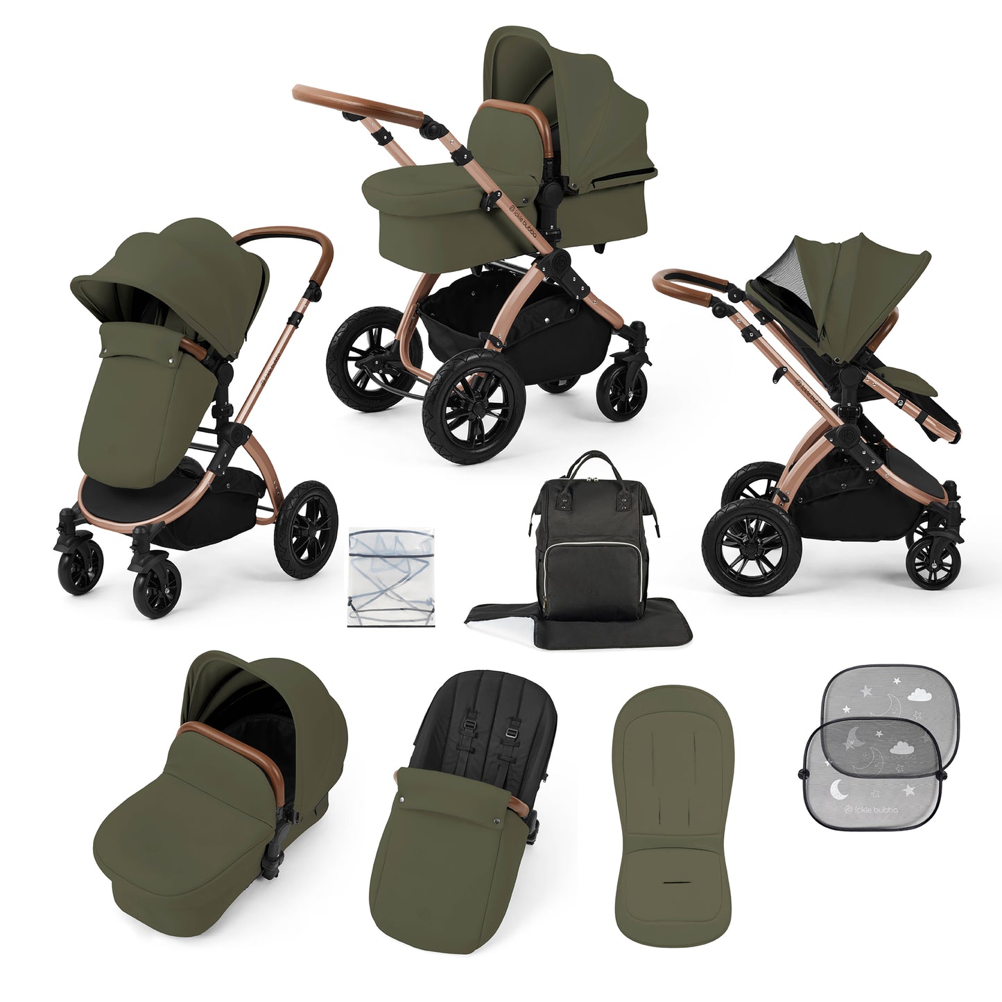 Stomp Luxe 9 Piece Pram