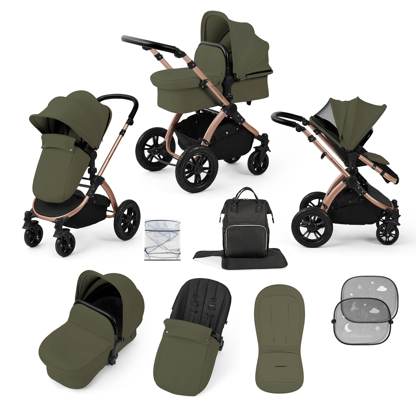 Stomp Luxe 9 Piece Pram