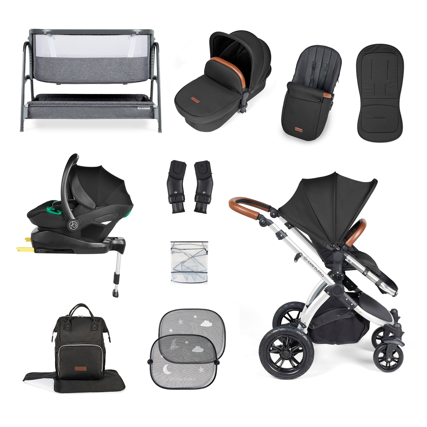 Stomp Luxe I-Size Travel System & Home 14 Piece Bundle