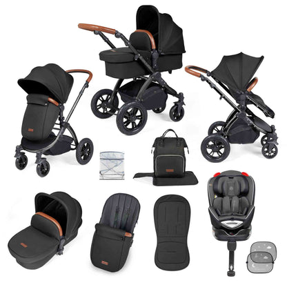 Stomp Luxe 10 Piece Travel System with Radial Car Seat