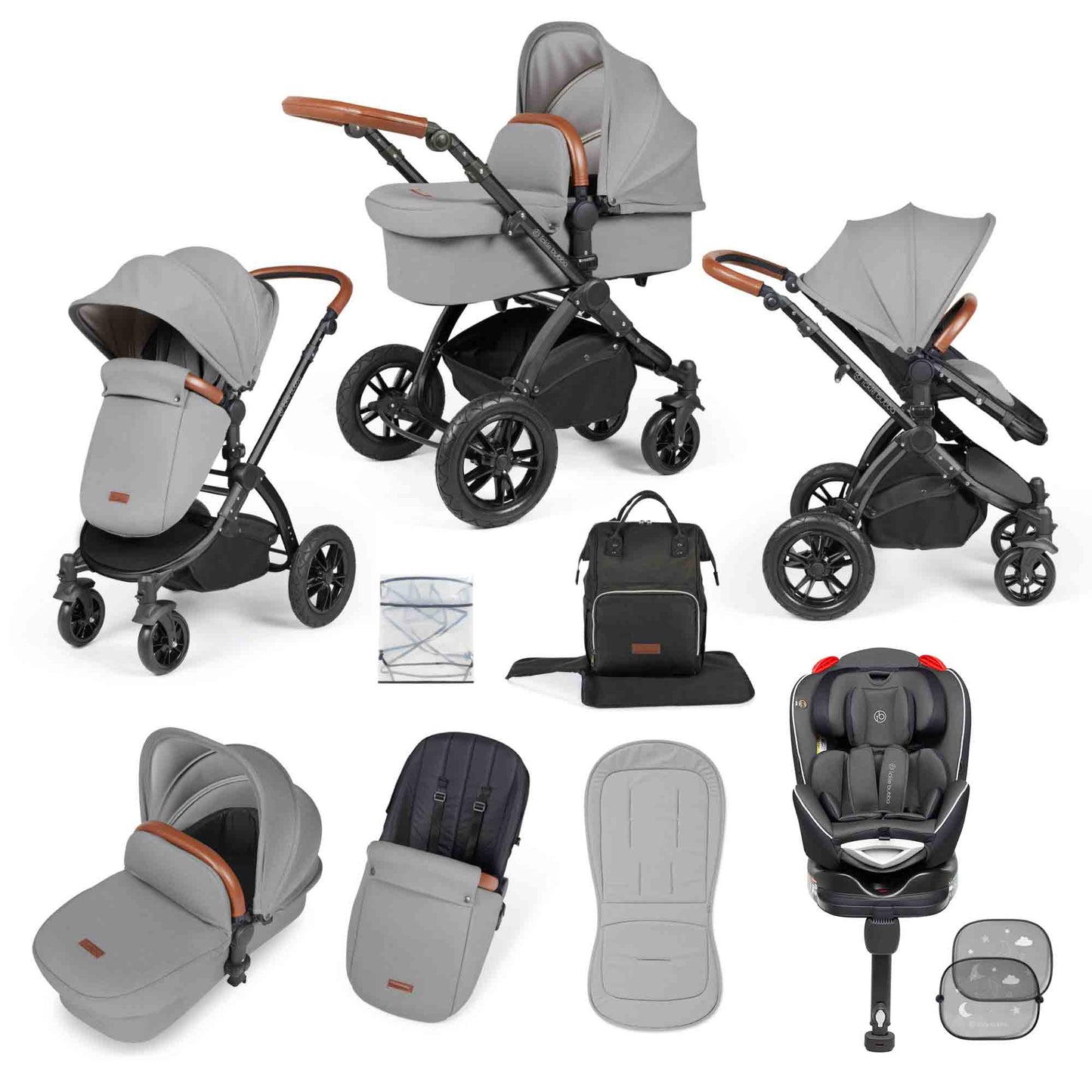 Stomp Luxe 10 Piece Travel System with Radial Car Seat