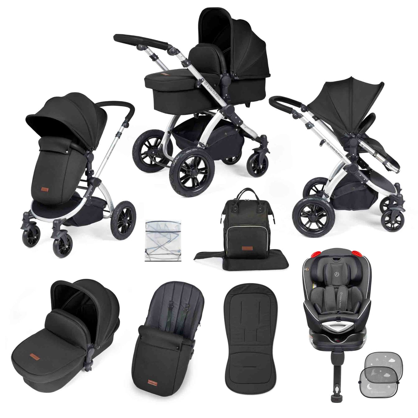Stomp Luxe 10 Piece Travel System with Radial Car Seat