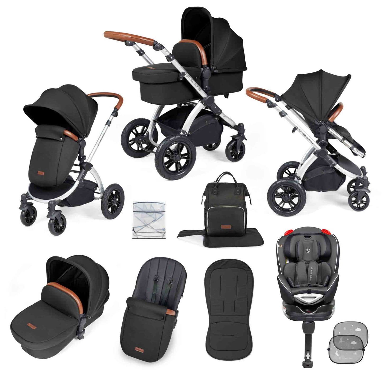 Stomp Luxe 10 Piece Travel System with Radial Car Seat