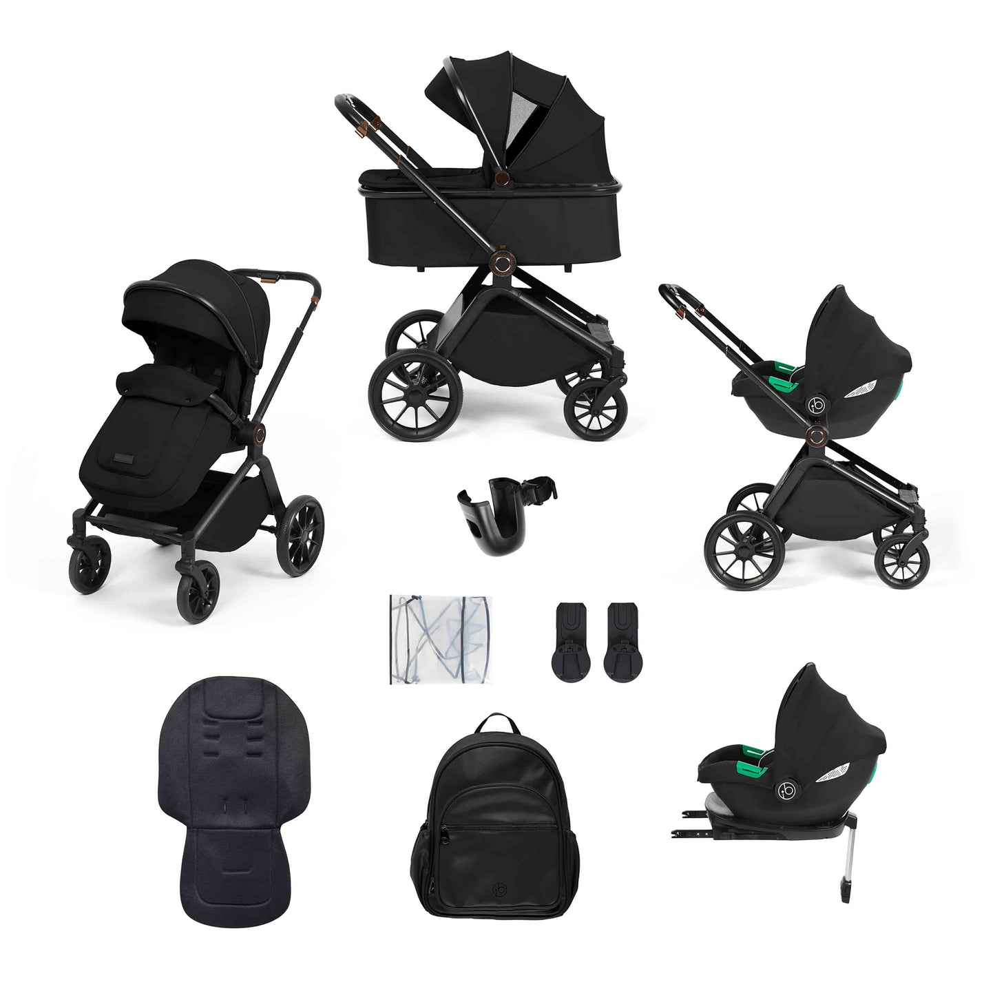 Altima 12 Piece Travel System with i-Size Cirrus Car Seat & ISOFIX Base