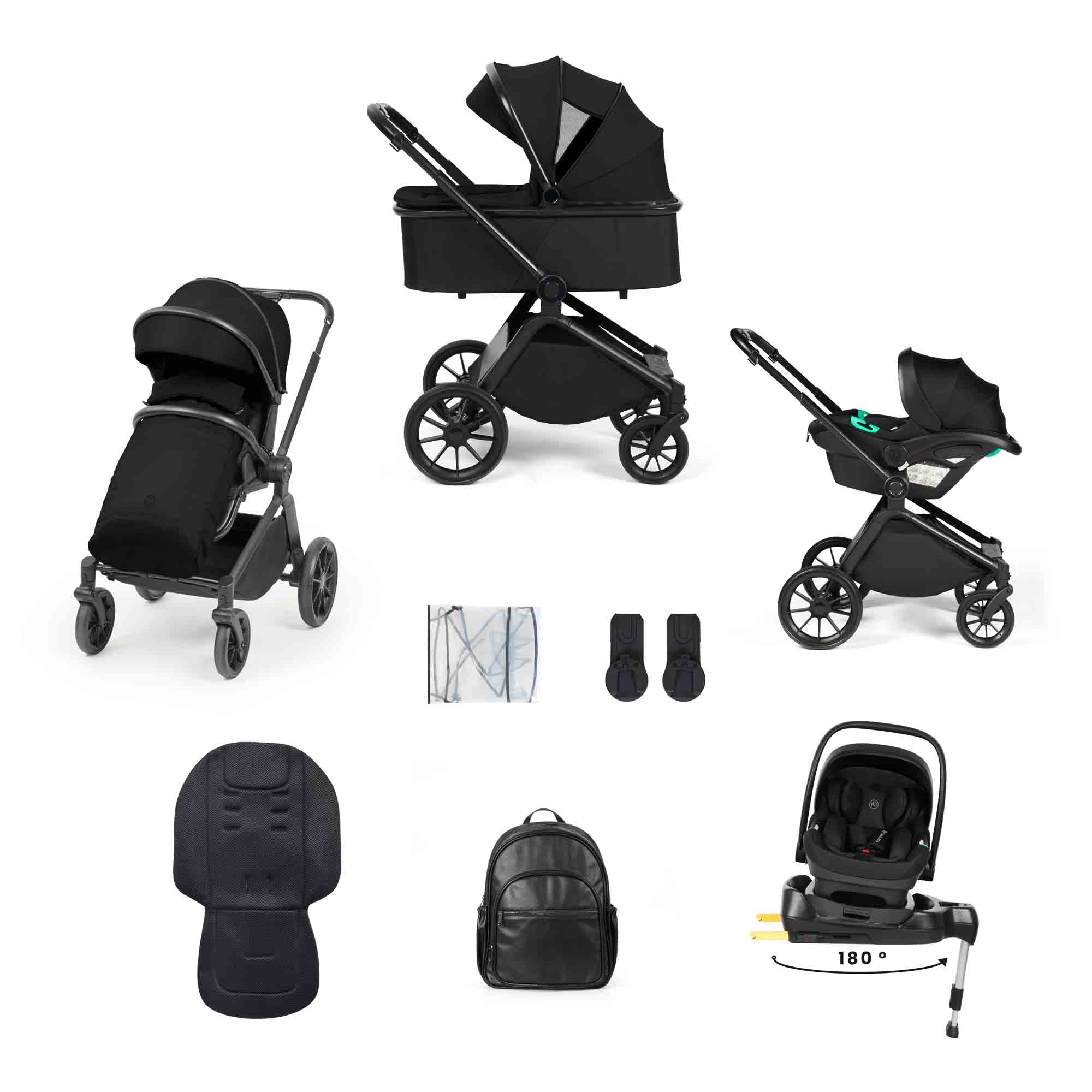 Altima 12 Piece Travel System with i-Size Nimbus Car Seat & Spin ISOFIX Base
