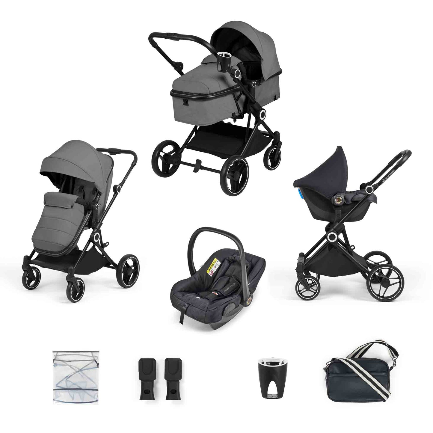 Atom 8 Piece Travel System with Astral Car Seat