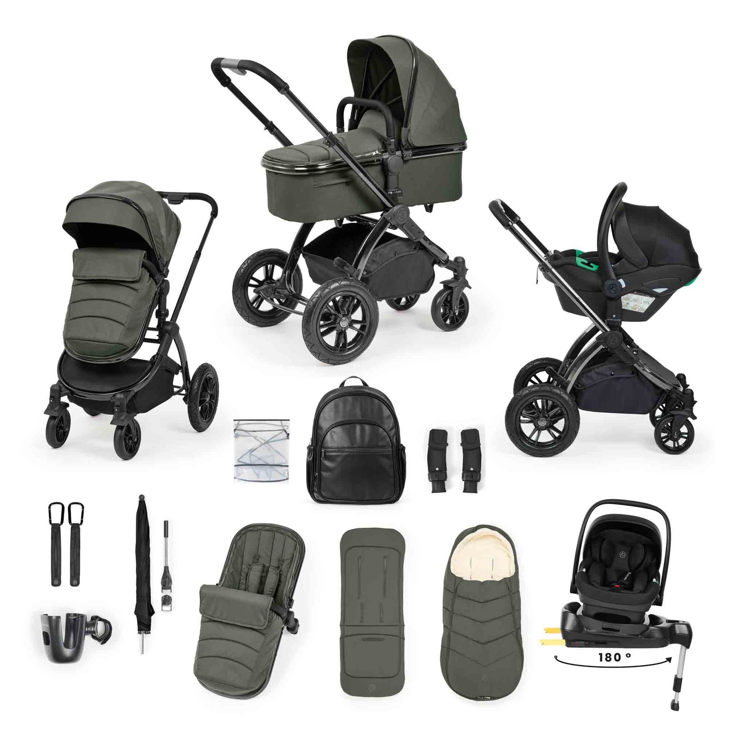 Stomp Luxe Elements Edition 15 Piece Travel System