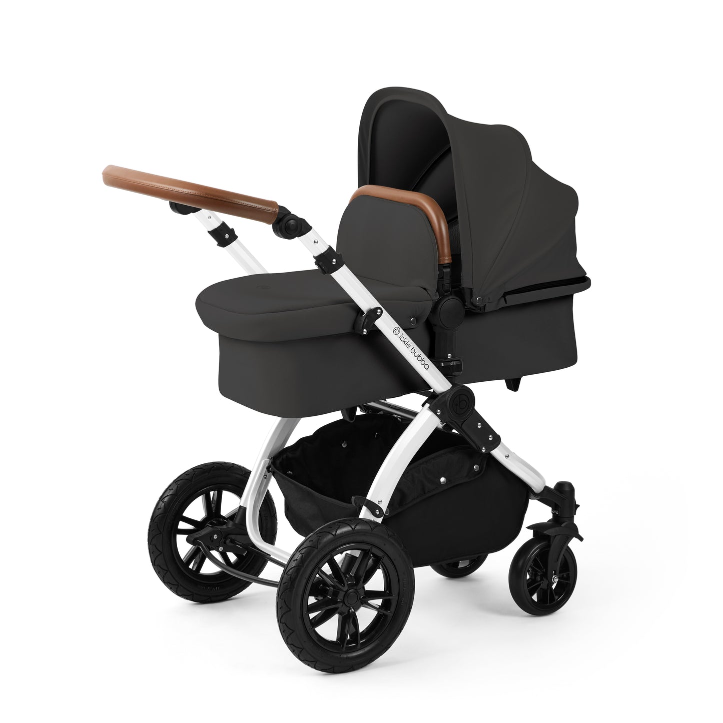 Stomp Luxe (2025 Version) 12 Piece Travel System with i-Size Cirrus Car Seat & ISOFIX Base.