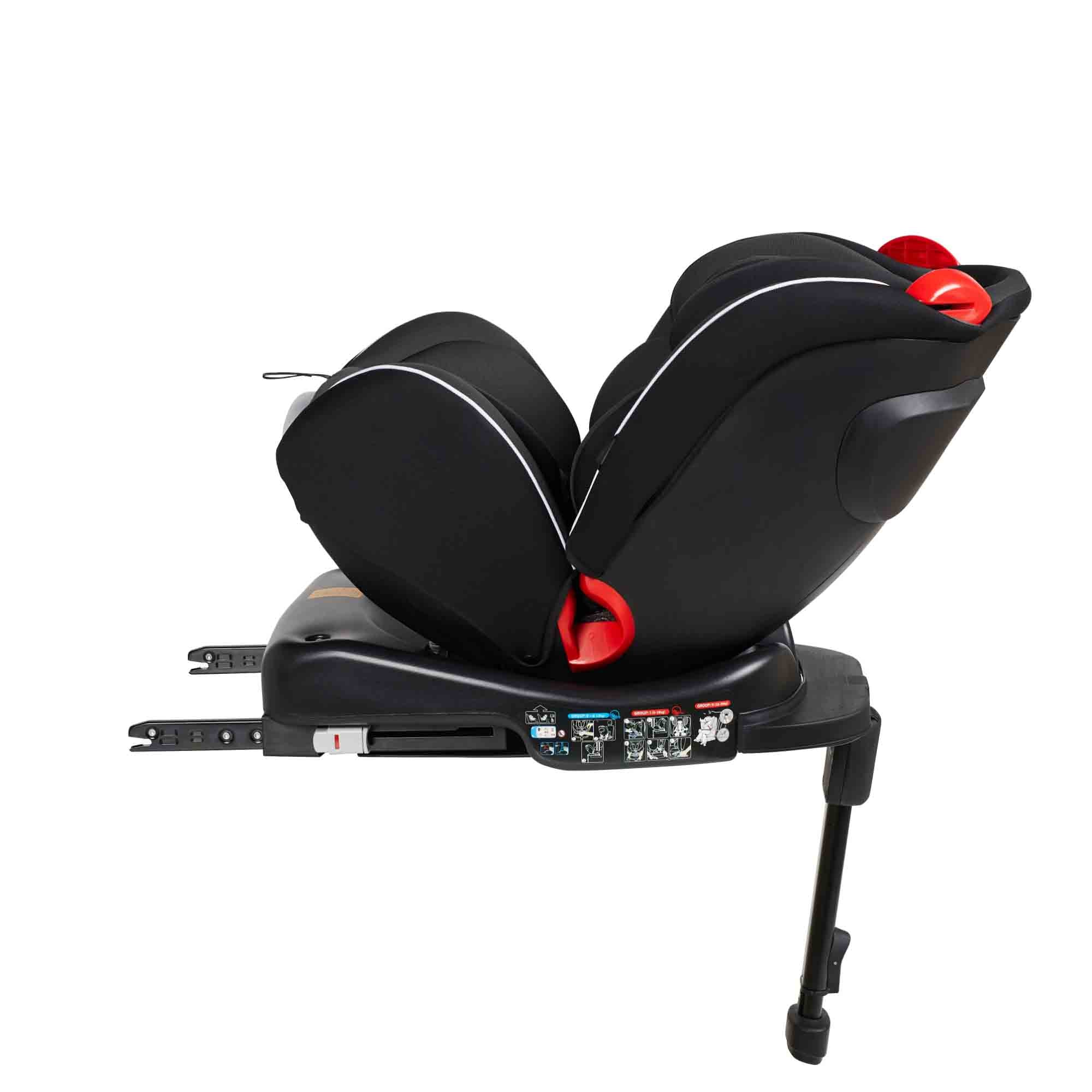 Ickle Bubba Solar Isofix Car Seat 9kg To 36kg Radial 360 Rotating