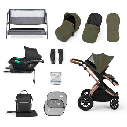 Stomp Luxe Cirrus I-Size Travel System & Home 14 Piece Bundle