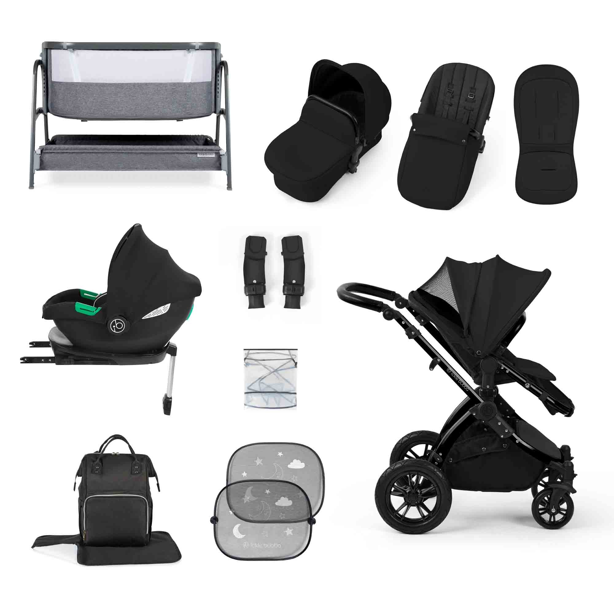 Stomp Luxe i-Size Cirrus travel system home 14 piece bundle