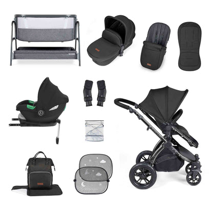 Stomp Luxe i-Size Cirrus travel system & home 14 piece bundle