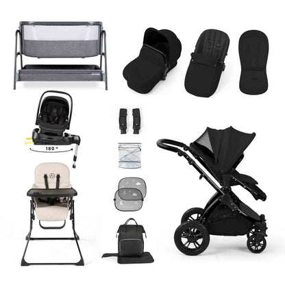 STOMP LUXE NIMBUS 180° SPIN I-SIZE TRAVEL SYSTEM & HOME 15 PIECE BUNDLE