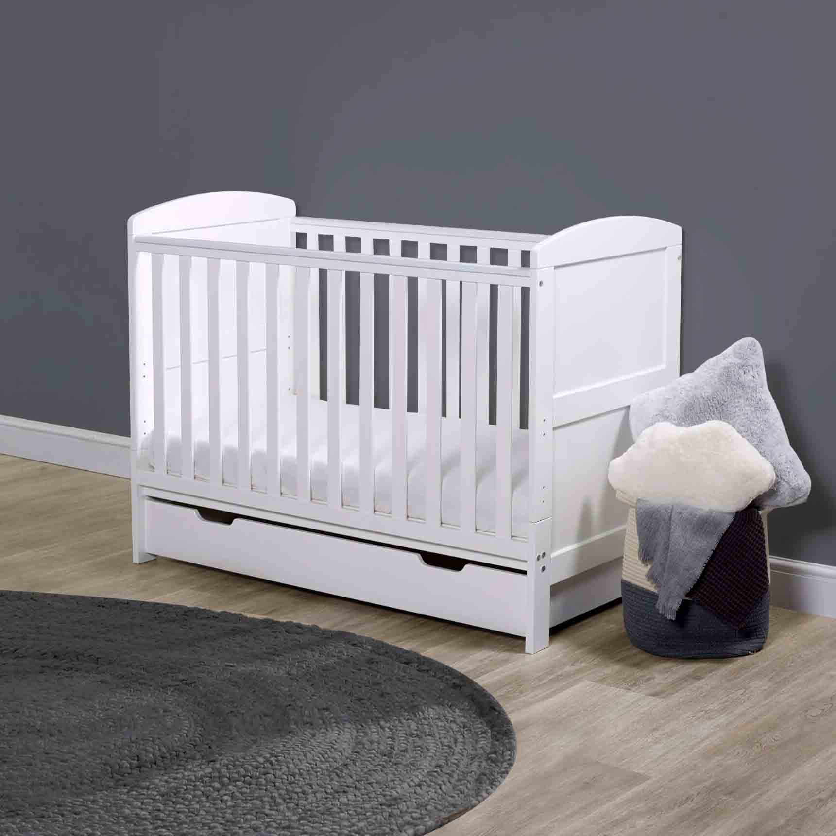 Coleby Mini Cot Bed and Under Drawer