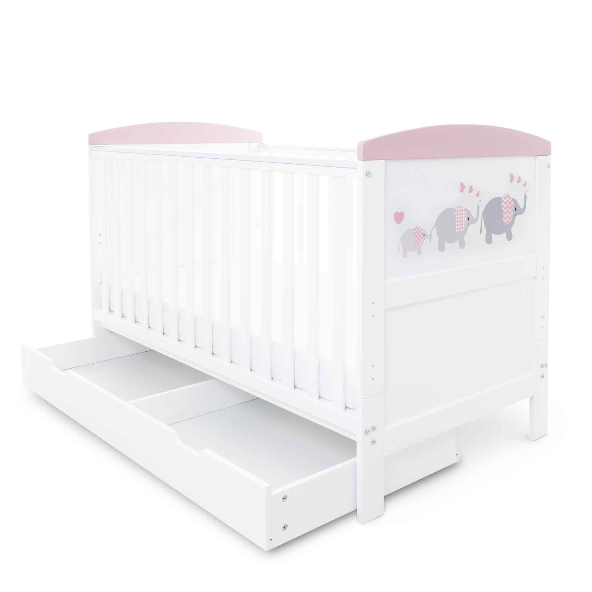Coleby Style Cot Bed with Underdrawer