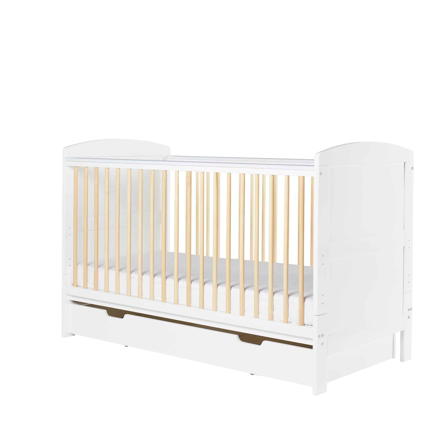 Coleby Scandi Classic Cot Bed and Under Drawer