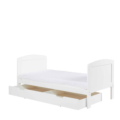 Coleby Scandi Classic Cot Bed and Under Drawer