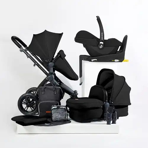 Stomp Luxe 12 Piece Travel System with Maxi-Cosi Cabriofix i-Size Car Seat & ISOFIX Base