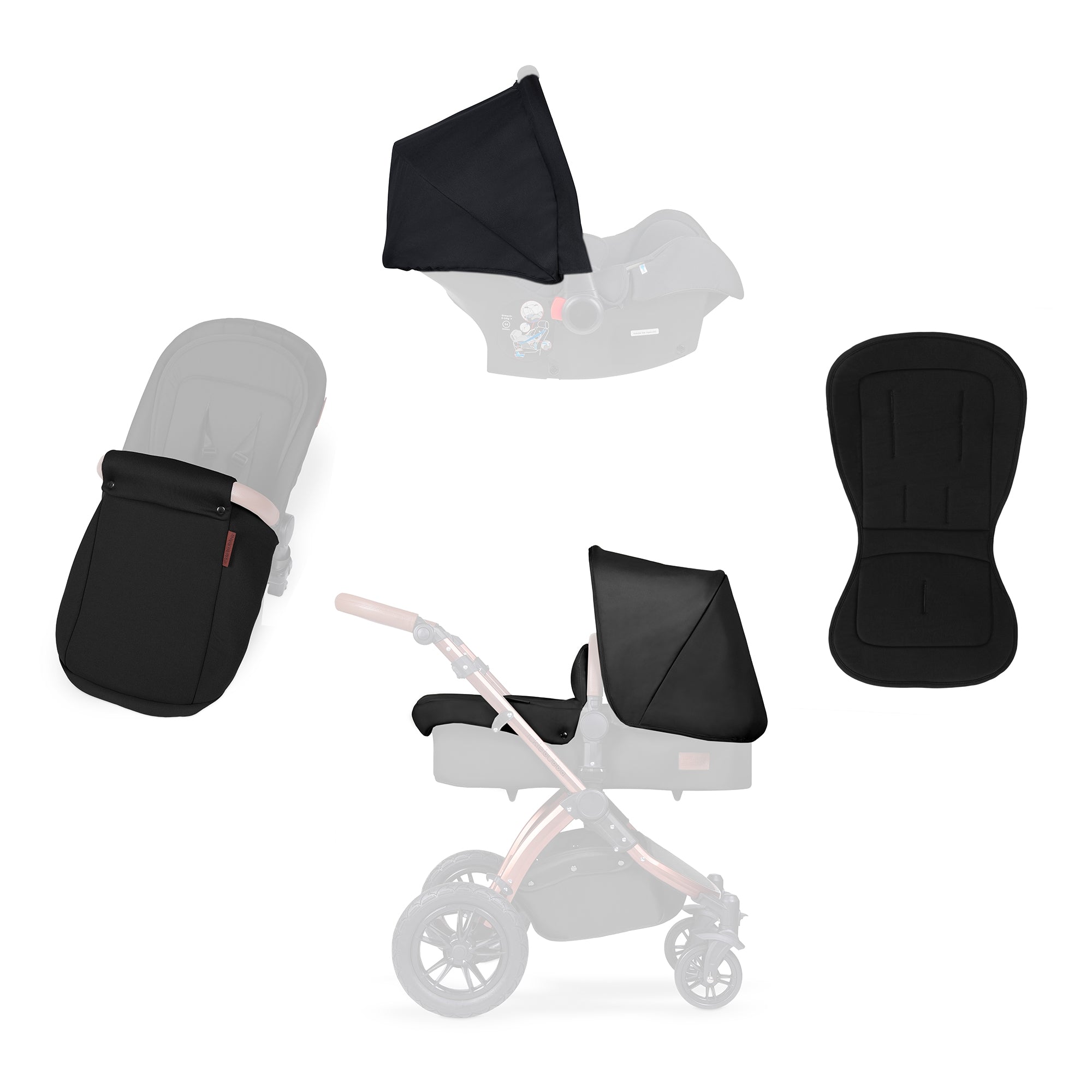 Ickle Bubba Stomp V4 All in one Travel System with Isofix (Galaxy
