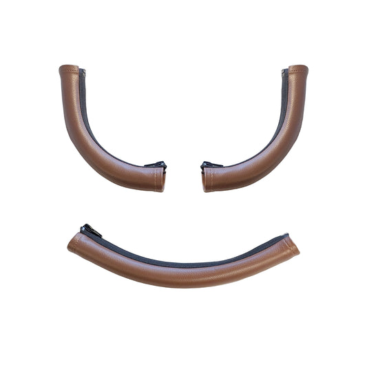 Zira Leatherette Handle and Bumper Bar Cover Set