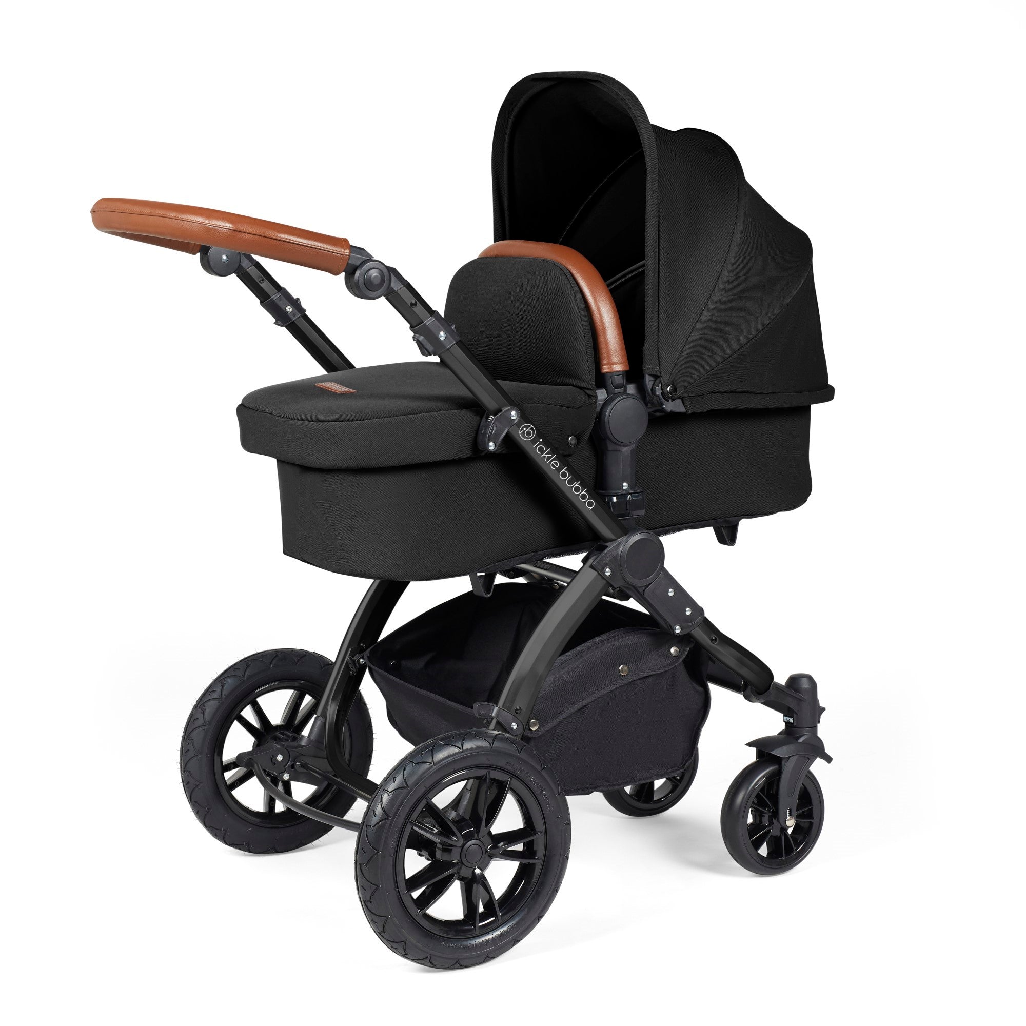 Stomp Luxe Pushchair, Galaxy Car Seat ISOFIX Base Travel