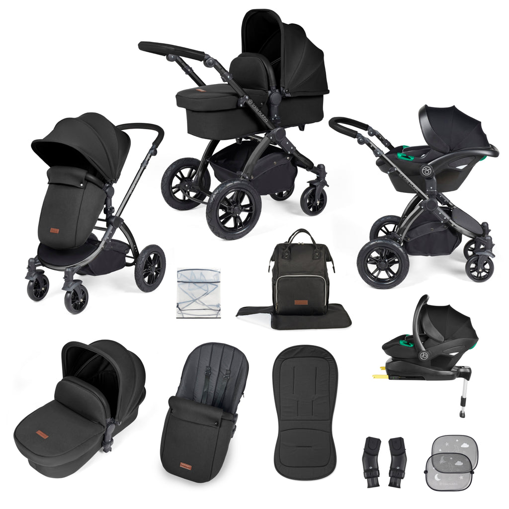 Stomp Luxe All in One i-Size Travel System & ISOFIX Base