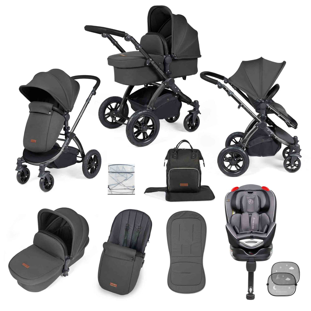 Stomp Luxe 10 Piece Travel System with Radial Car Seat