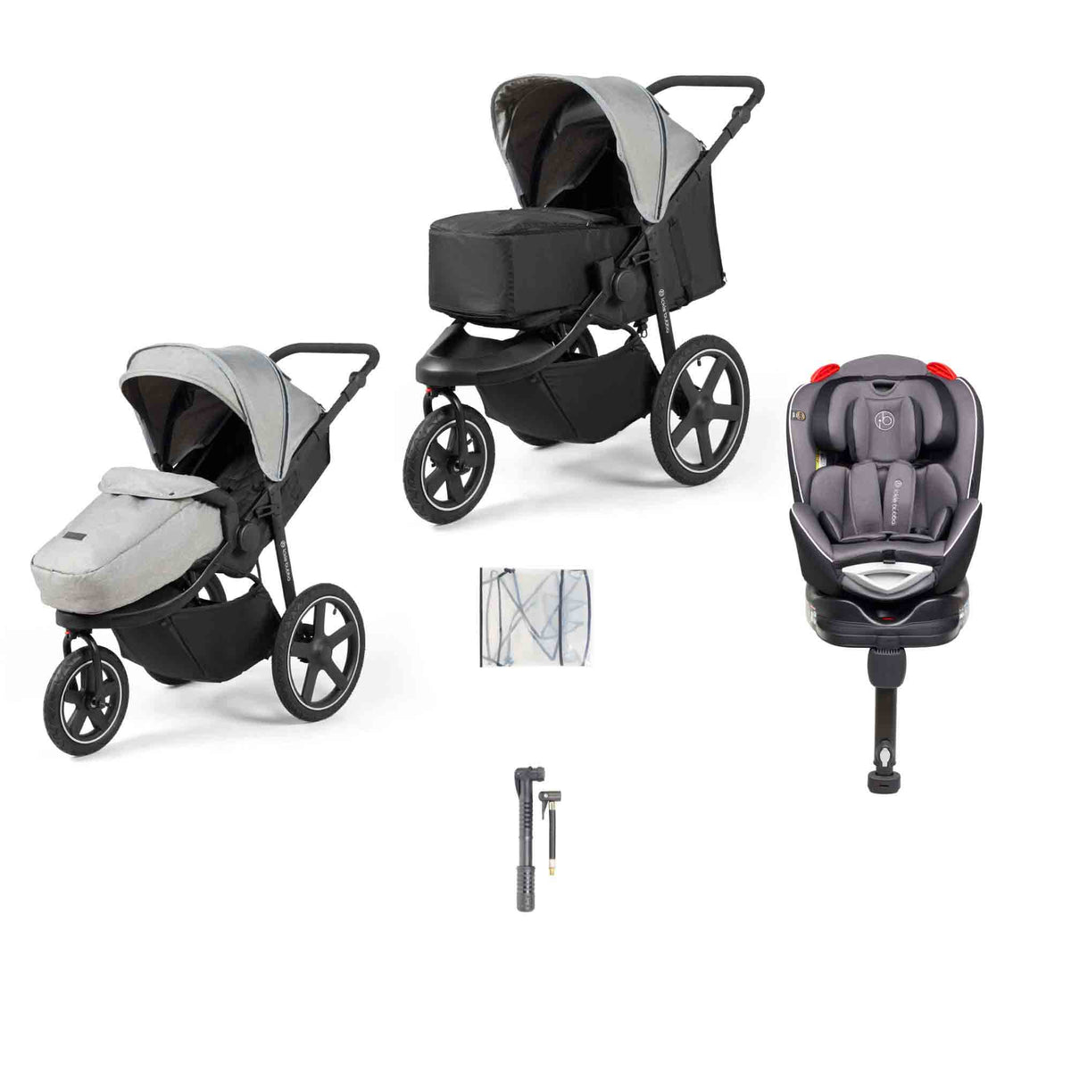 Venus Prime Jogger Stroller & Rotating Group 0+ 1 2 ISOFIX Car Seat