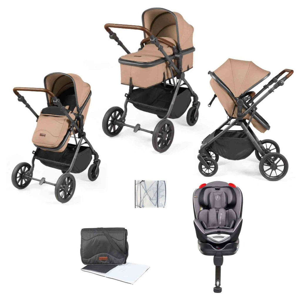 Cosmo Pushchair & Rotating Group 0+/1/2 ISOFIX Car Seat