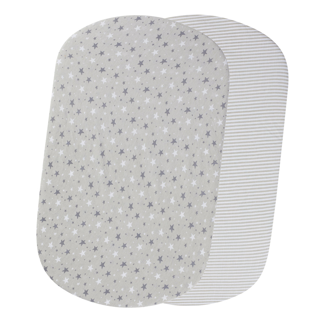 Bubba&Me Bedside Crib Fitted Sheets – 2 Pack